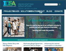 Tablet Screenshot of democraticeducation.com